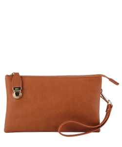Fashion Clutch Crossbody Bag WU020B TAN